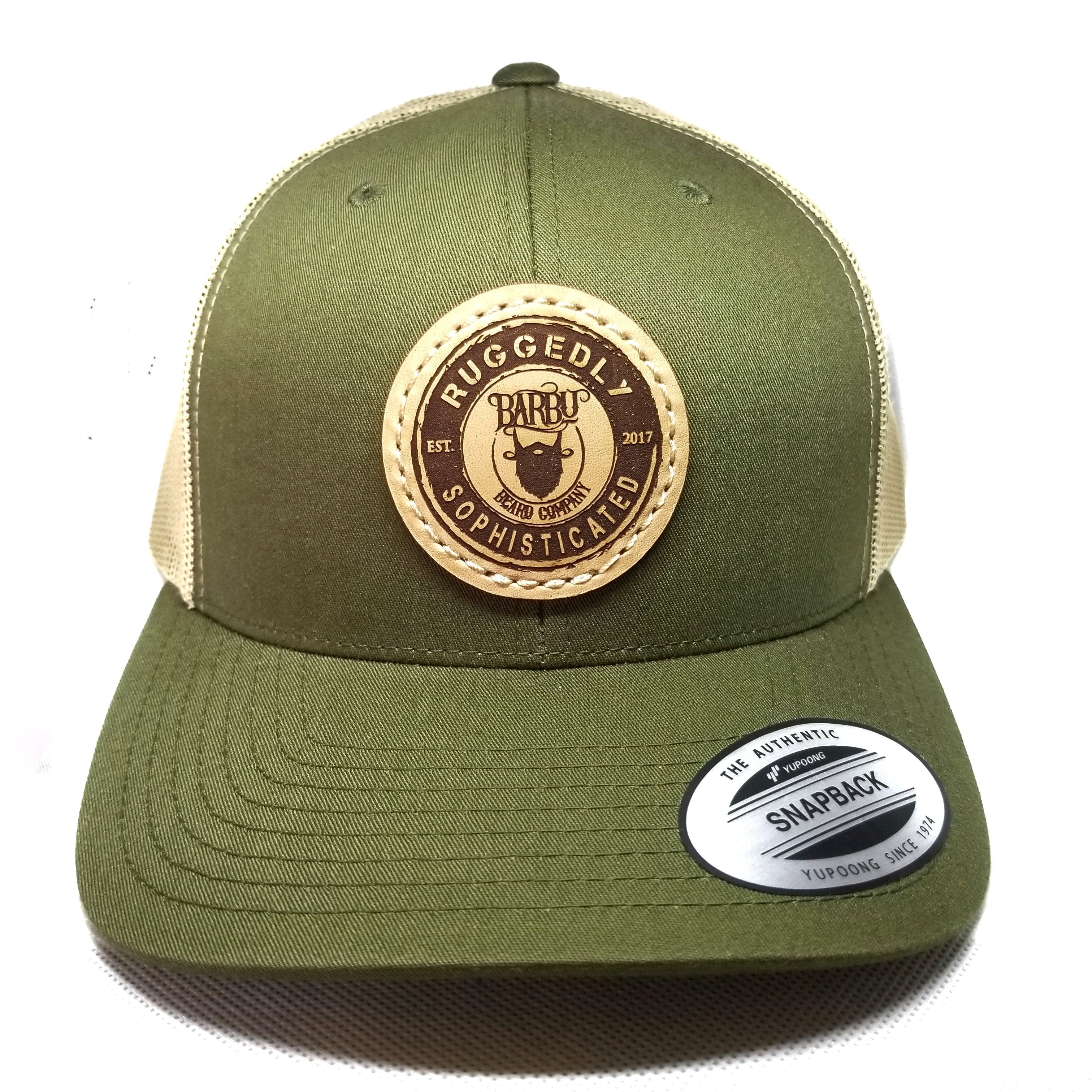 Leather Patch Cap – Barbu Beard - Main Image